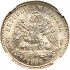 Mexico. 25 Centavos, 1886-Go R NGC MS65 - 2