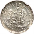 Mexico. 25 Centavos, 1888-Go R NGC MS64 - 2