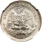 Mexico. 25 Centavos, 1890-Go R NGC MS65 - 2