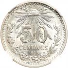 Mexico. 50 Centavos, 1905 NGC MS62