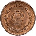 Mexico. 2 Centavos, 1926-Mo NGC MS63 RB