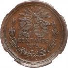 Mexico: Aguascalientes. 20 Centavos, 1915 NGC MS62 BR