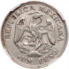 Mexico: Guerrero. Peso, 1914-GRO NGC About Unc - 2