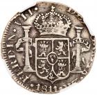 Mexico: Zacatecas. 2 Reales, 1811 VF20 - 2