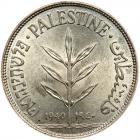 Palestine. 100 Mils, 1940 PCGS AU58