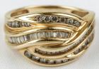 Lady's 14K Yellow Gold Channel Set Diamond Ring