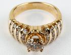 Lady's 14K Yellow Gold and Diamond Ring