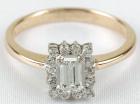 Lady's 14K Yellow Gold Diamond Solitaire