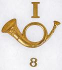 Civil War Enlisted Infantry Insignia, c. 1858-1865.