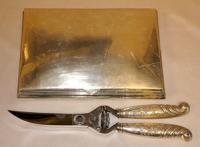 Kohler Sterling Silver Lidded Box and Shears