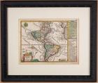 Two 18th Century Maps by Schreibner, America & Nord America