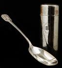 Tiffany & Co. Sterling Silver 1930s Cigar Holder and Tiffany Berry Spoon