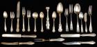 3 Incomplete Sets of 19th & Early 20th Century British Sterling Silver Flatware