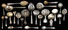 43 Piece Collection of Antique Sterling Silver Spoons