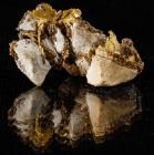 Native Gold with Sphalerite from the Dixie Mine, Colorado