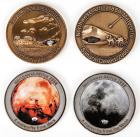 Collection of Four Scarce Meteorite Medals