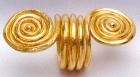 24 kt. Gold Double Spiral Ring