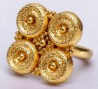 22 Kt. Gold Ring with Delicate Granulation