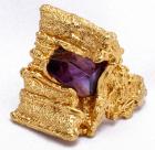 Gold and Amethyst Ring