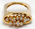 Gold and Diamond Ring