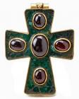 Byzantine Gold Reliquary Cross