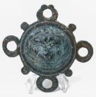 Roman Bronze Ornament with Lion Head