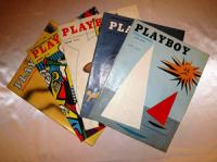 Playboy Magazine, June - October, 1954, Issues 7-11