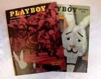 Two Playboy Magazines, The 12th Issue and First Anniversary Nov-Dec 1954