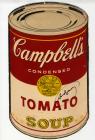 Andy Warhol Signed Campbell's Soup Can Store Display