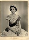 Elizabeth II, Signed Photo Dated 1953