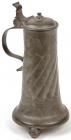 18th Century European Pewter Beer Flagon dated 1746