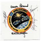 1975 Apollo-Soyuz Flown Crew Signed Beta Cloth