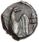 Judaea, Yehud (Judah). Silver 1/2 Gerah (0.24 g), ca. 375-332 BCE Nearly EF - 2