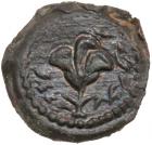 Judaea, Hasmonean Kingdom. Alexander Jannaeus (Yehonatan). Æ Prutah (1.85 g), 104-76 BCE