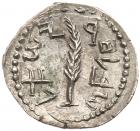 Judaea, Bar Kochba Revolt. Silver Zuz (2.99 g), 132-135 CE - 2