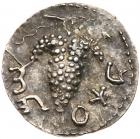 Judaea, Bar Kokhba Revolt. Silver Zuz (3.54 g), 132-135 CE. Undated, attributed to year 3 (134/5 CE)