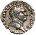 Vespasian. Silver Denarius (3.52 g), AD 69-79