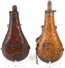 LOT OF (2) 19TH CENTURY POWDER FLASKS