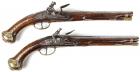 PAIR OF DUTCH FLINTLOCK HOLSTER PISTOLS BY, DULACHS