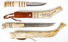 LOT OF (2) INTERESTING ALASKAN BELT KNIVES