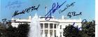 Seven Presidents Signed Photo of White House - 2
