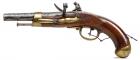 UNUSUAL MODIFIED FRENCH MILITARY MODEL YEAR 'AN XIII' FLINTLOCK SERVICE PISTOL - 2