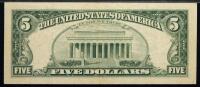 Four Small Head $5 FRN Offset Errors