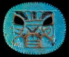 Egyptian Faiance Bes Plaque Pendant