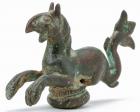 Roman Bronze Statuette of a Hippocamp