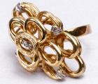 Gold and Diamond Ring - 2