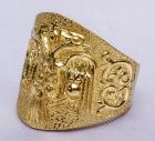 Gold Ring with Byzantine Double-Headed Eagle