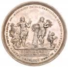 German States. Saxony. Georg Ludwig (1660-1705-1727; from 1714, George I of Great Britain). Silver Medal, 1714