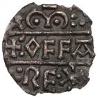 Aethelheard (792-805). with Kings of Mercia, Offa as Overlord. Anglo-Saxon Middle Period (780-973) Silver Non-portrait Penny, un