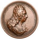 Matthias Johann Count von der Schulenburg. The Defence of Corfu, Copper Medal, 1716